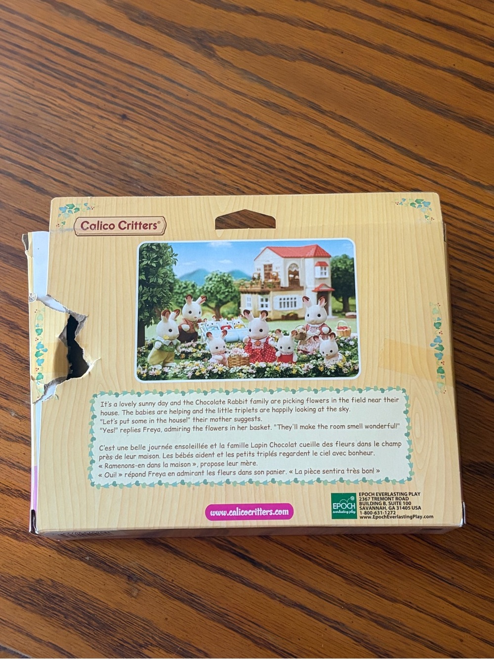 Calico Critters Chocolate Rabbit Family - Plush Collectible Set - Picture 7 of 10
